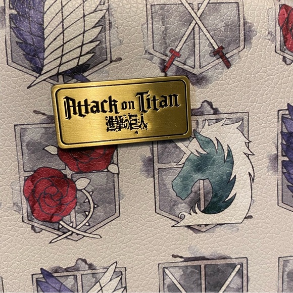 Attack On Titan Regiment Crests Mini Backpack NWT - Picture 2 of 4